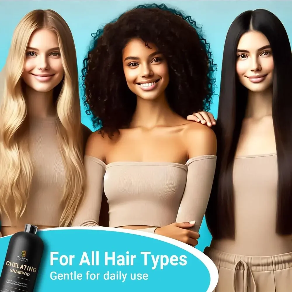 Chelating Hard Water Shampoo with Chelactik-3 & Rosemary Oil - Color Safe Metal - Picture 5 of 6